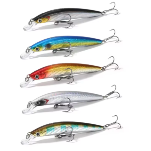2Pcs Minnow Fishing Lure Bait 8cm10cm Magnetic Steel Long Casting Megabass Baits Slow Sinking Floati